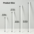 thumbnail image 6 of Coloody Adjustable Spring Tension Rod , for Window,Bathroom,Cupboard,Kitchen Etc -Extendable 15.7" -27.5" (White）, 6 of 8