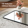 thumbnail image 5 of Antok 3-in-1 48" x 14.1" Full Length Mirror, Door Mirror, Wall-Mounted Mirror - Stands, Leans on Wall or Hangs, Black Rounded Corner, 5 of 9