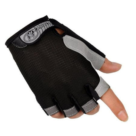 Men Sports Bicycle Cycling Biking Gel Half Finger Fingerless (Best Fingerless Cycling Gloves)