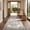 Brown Blue, variant on Area Rug 3x8 Runner Rugs - Washable Vintage Oriental Farmhouse Thin Indoor Carpet for Living Room Bedroom Hallway Entryway Kitchen Under Dining Table Home Office - Brown Blue