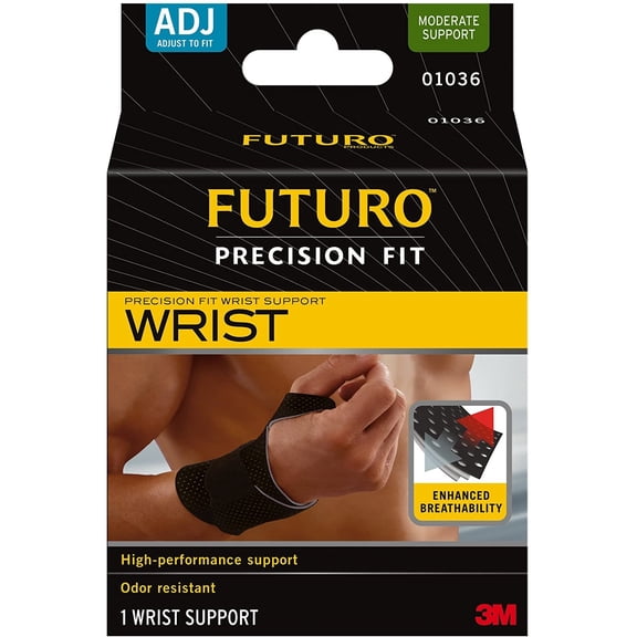 FUTURO Precision Fit Wrist Support Adjustable 1 Each (Pack of 4)