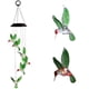 thumbnail image 1 of Carillón de viento móvil LED con energía solar con seis colibríes a prueba de agua, iluminación decorativa para jardín interior y exterior., 1 of 4