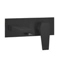 thumbnail image 2 of Voltaire Single-Handle, Wall-Mount, Bathroom Faucet in Matte Black, 2 of 11