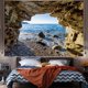 thumbnail image 1 of Tapestry Scenery Sea Wall, 150 x 130 cm, microtela de fibra, 1 of 1