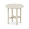 POLYWOOD Round 18" Side Table in Sand