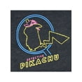 thumbnail image 5 of Pokemon Boys' Detective Pikachu Neon Sign Design Collectible gaming Cards T-Shirt Kids Youth, 5 of 5