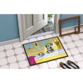 thumbnail image 2 of Carolines Treasures AMB1099MAT Bath Day Dalmatian Door Mat Indoor Rug or Outdoor Welcome Mat 18x27 Doormat  27"L x 18"W, 2 of 4