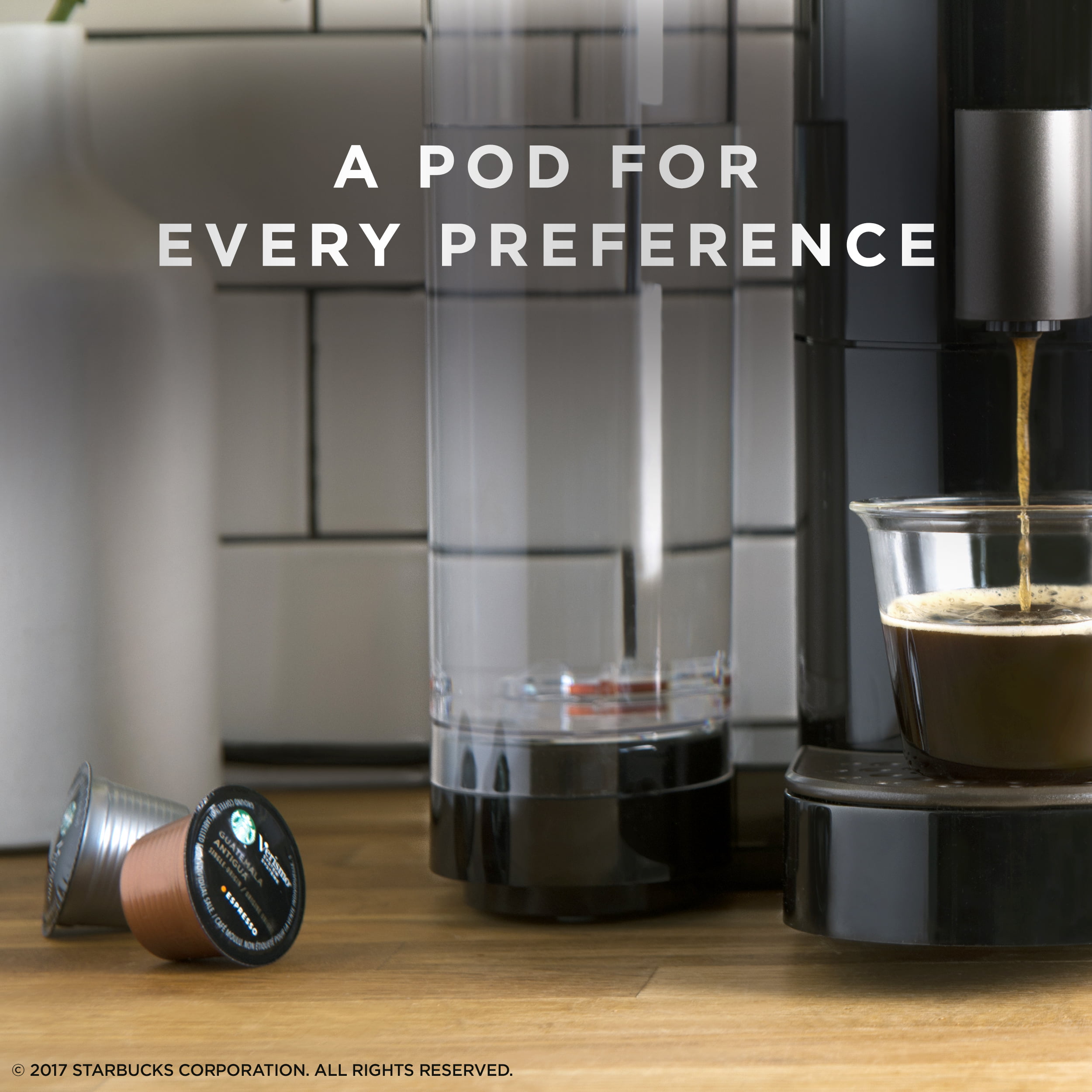 Starbucks Verismo System, Coffee and Espresso Single Serve Brewer, Black
