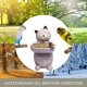 thumbnail image 4 of Estatua de jardín para gatos, decoración al aire libre, esculturas de gatos, figuritas decorativas, jardinería, césped, decoración, regalos, 20 cm de alto TUNC Sencillez, 4 of 5