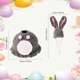 thumbnail image 2 of Easter Desk Goose Outfits Set, Gray Bunny Clothes for 7in/17.78cm Mini Magnetic Desk Goose Statue Party Spring Holiday Decor, 2 of 8