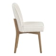 thumbnail image 5 of Jada Dining Chair 2-Pack in Linen Fabric with Oak Finish Wood, 5 of 11