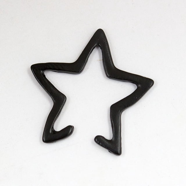 Baohd 2 Pcs Clips d'Oreille Carrés Triangle Punk pour Femmes
