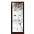 thumbnail image 2 of ArtToFrames 13" x 35" Matte mahogany Diploma Picture Frame, 13x35 inch Brown Wood Poster Frame (WOM-5108), 2 of 7