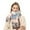 AA, variant on Bibifish Womens Pastel Color Block Scarf Pink & Blue & White Pattern Fringed Hem Lightweight Soft Neck Wrap for Spring & Autumn