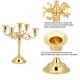 thumbnail image 3 of Candelabros De 5 Brazos, Candelabro Vintage, Candelabro De Artesanía De Metal, Soporte De Estilo Retro, Decoración Del Hogar Para Fiesta De Boda, 3 of 7