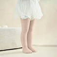 thumbnail image 2 of KyCheLot Girls' Knitted Leggings Solid Color Full Length Ribbed Pantyhose Socks Fashion Breathable Dancewear, 2 of 5
