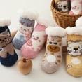 thumbnail image 5 of Coerni Baby Socks Christmas Socks Toddler Boys Girls Children Socks Soft Sole Non Slip Toddler Shoes Socks Princess Socks Floor Girls Tube Socks, 5 of 5