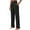 Black, variant on adviicd Sweat Pants for Womens Women High Waisted Wide Leg Pants Summer Casual Flowy Pants Solid Beach Trousers S,Black