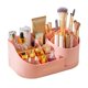 thumbnail image 1 of Cubo rosa para guardar brochas de maquillaje, soporte de plástico para brochas, organizador de maquillaje de escritorio, cubo giratorio, 1 of 5