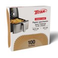 thumbnail image 3 of TITAN Parchment Paper Air Fryer Liners, Square Form, Crown Shape, 100 Count, 3 of 5