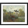 thumbnail image 2 of The Artists Garden in Argenteuil A Corner of the Garden with Dahlias, 1873, Botanical Framed Art Print Wall Art by Claude Monet Sold by Art.Com, 2 of 6