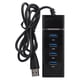 thumbnail image 2 of Hub USB, Adaptador Multipuerto USB Estable Plug And Play Seguro Portátil De 4 Puertos De Alta Velocidad De 480Mbps Para Computadora Portátil, 2 of 7