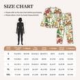 thumbnail image 5 of Uemuo Mushrooms Gnomes Pattern Womens Pajama Sets,PJ Set for Women,Pajamas for Women Logo,Long Sleeve Pajama Set for Women,Soft Long Sleeve Top With Pants-Small, 5 of 9