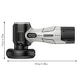 thumbnail image 3 of asddcavvf Brushless Cordless Mini Angle Grinder Portable Lithium Battery Power Tool for Woodworking Cutting Sanding And, 3 of 7