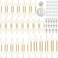 thumbnail image 1 of Soportes para platos Tetutor de acero inoxidable, set de 4 a 12 pulgadas, 1 of 7