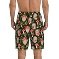 thumbnail image 4 of Lsque Edgehog and Mushrooms Mens Sleep Pajama Shorts,Short Pajama Pants, Cotton Ultra-Soft Knit-Medium, 4 of 9