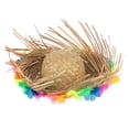 thumbnail image 1 of 1 pieza de sombrero de paja hawaiano playero para hombre, disfraz de fiesta, decoración, 1 of 5