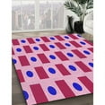 thumbnail image 2 of Ahgly Company Indoor Rectangle Patterned Medium Violet Red Pink Area Rugs, 8' x 10', 2 of 6