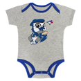 thumbnail image 2 of Newborn & Infant Gray/White Toronto Blue Jays Two-Pack Play Ball Bodysuit Set, 2 of 5