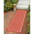 thumbnail image 2 of Outdoor Khence Collection Area Rug Teal - 9'x12', 2 of 5