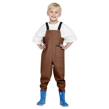 Teen Chest Waders For Boys Kids Waders For Fishing Waterproof Pants Boys Suspender Proof Rain Trousers Overalls 12-13 Years Cute&nbsp;Boy Girl&nbsp;Clothing