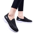 thumbnail image 3 of Womens Clearance asdoklhq Sneakers for Women Women Ladies Casual Loafers Sneakers Flats Breathable Stretch Cloth Shoes Black 39, 3 of 7