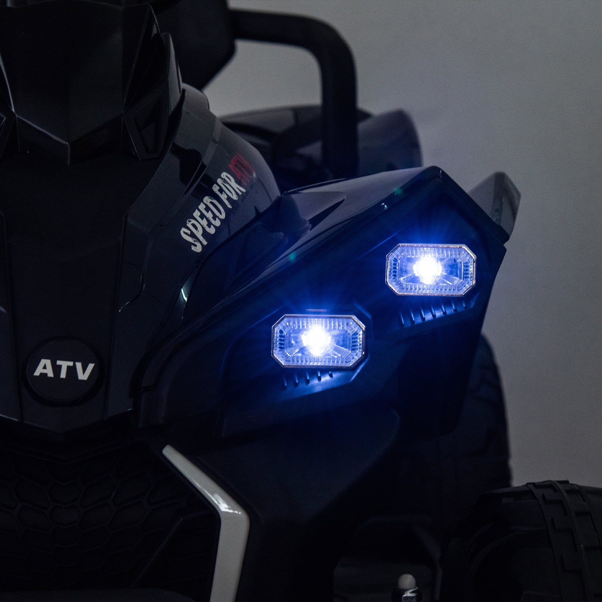 24V Electric Ride On ATV Toy with Parents Control, Music, Power Display and Bluetooth For Kids Aged 3-12, Pink
