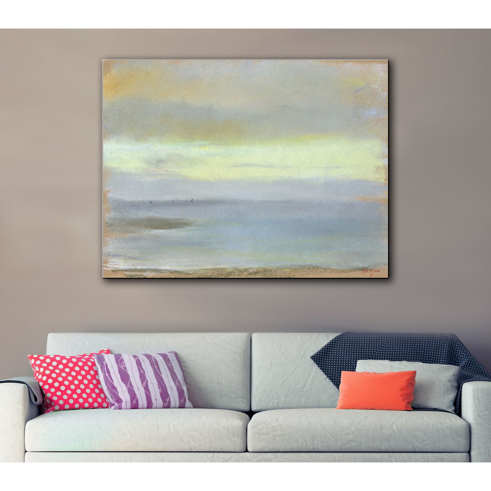 Edgar Degas "Marine Sunset" Gallery-wrapped Canvas Art