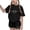 Black, variant on Little and Big Children Summer Four Leaf Clover Luckly T Shirt and Shorts Set 2PC Crew Neck Loose Short Sleeve Top and Thin Elastic Waist Shorts Casual 2-Piece Outfit Set for Boys and Girls