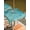 Teal, Cyan, Brown, variant on Outdoor Tablecloth with Umbrella Hole & Zipper, Teal Rectangle Tablecloth 52x70 Inch, Vintage Abstract Oil Painting Art Modern Patio Table Cover Waterproof Table Cloth for Picnic/Party