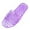 Purple, variant on Slippers for Women,Summer Sandals Women Transparent Jelly Flat Bottomed Anti Soft Bottom Household Rubber Shoes,Womens Slippers,Pink,7