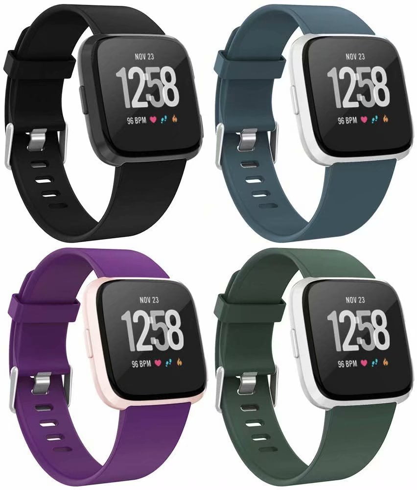 Recoppa Compatible with Fitbit Versa 2 Bands for Women Men Waterproof Sport Strap Band Compatible for Fitbit Versa/Versa Lite Smartwatch 