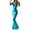 Sky Blue, variant on Cold Shoulder Dress for Women Print Adjustable Shoulder Strap Round Neck Sleeveless Long Dress Summer