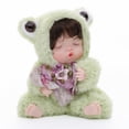 thumbnail image 2 of Muñeca Reborn Baby Doll Cloveray Yoyo Frog, 25 cm, vinilo realista, 2 of 9