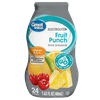 (10 pack) Great Value Electrolyte Fruit Punch Drink Enhancer, 1.62 fl oz, 10 Pack