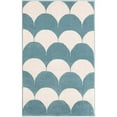 thumbnail image 2 of Unique Loom Whimsy Kids Collection Area Rug - Arches (2' x 3' 1" Rectangle Sky blue/Ivory), 2 of 9