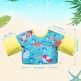 thumbnail image 2 of Gogokids Kids Swim Vest, Toddler Life Jacket,Swimming Arm Band Training Swimsuit with Arm Wings and Adjustable Security Buckle for Boys/Girls Beach Water Sport, 2-6 Years Old, 20-50lbs, 2 of 7