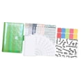 thumbnail image 2 of LOVIVER a6 pockets envelopes clear Planner Stickers .7cmx12.9cm Green, 2 of 6
