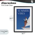 thumbnail image 4 of Stupell Industries Traditional Summer Vibes Vintage Yacht Black Framed Print Under Glass, 14 x 20, by Creative Studio, 4 of 8
