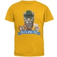 thumbnail image 1 of Oktoberfest Funny Cat T-Shirt pour Homme « Let's Get Lit », 1 of 1